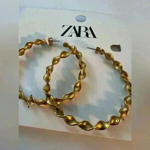 🔥🔥Zara circle ⭕️ hoops earrings